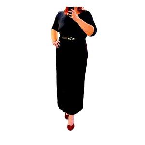 Mossimo Supply Co. Quarter-sleeve Maxi T-Shirt Dress